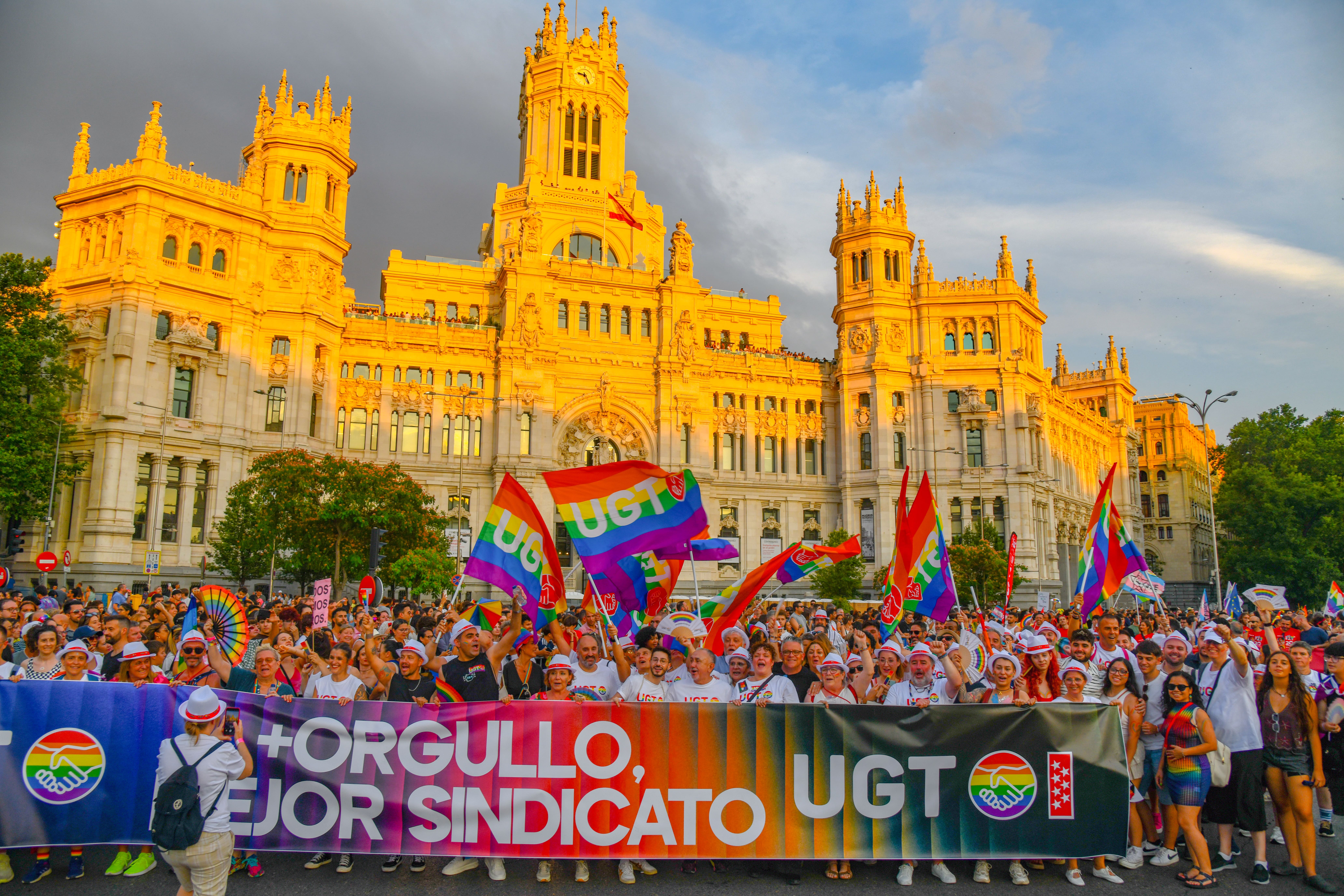 Fotografía del Orgullo UGT Madrid 2025